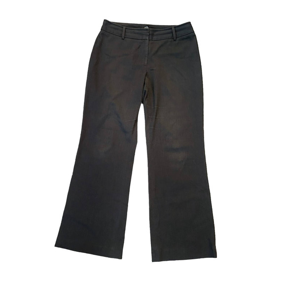 Alfani Essentials Dark Gray Wide Leg Dress Pants Womens Size 8 - Picture 2 of 10